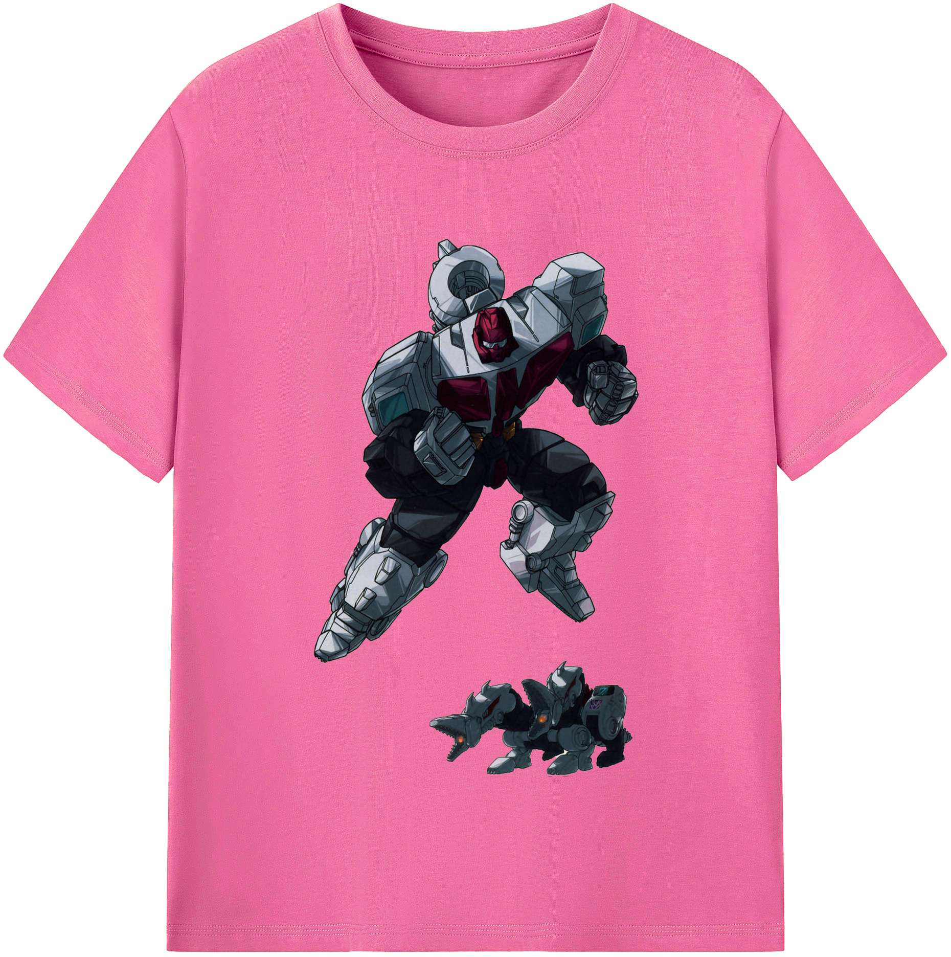 （画像用）  レディースカジュアルプリントTシャツ（綿100％）